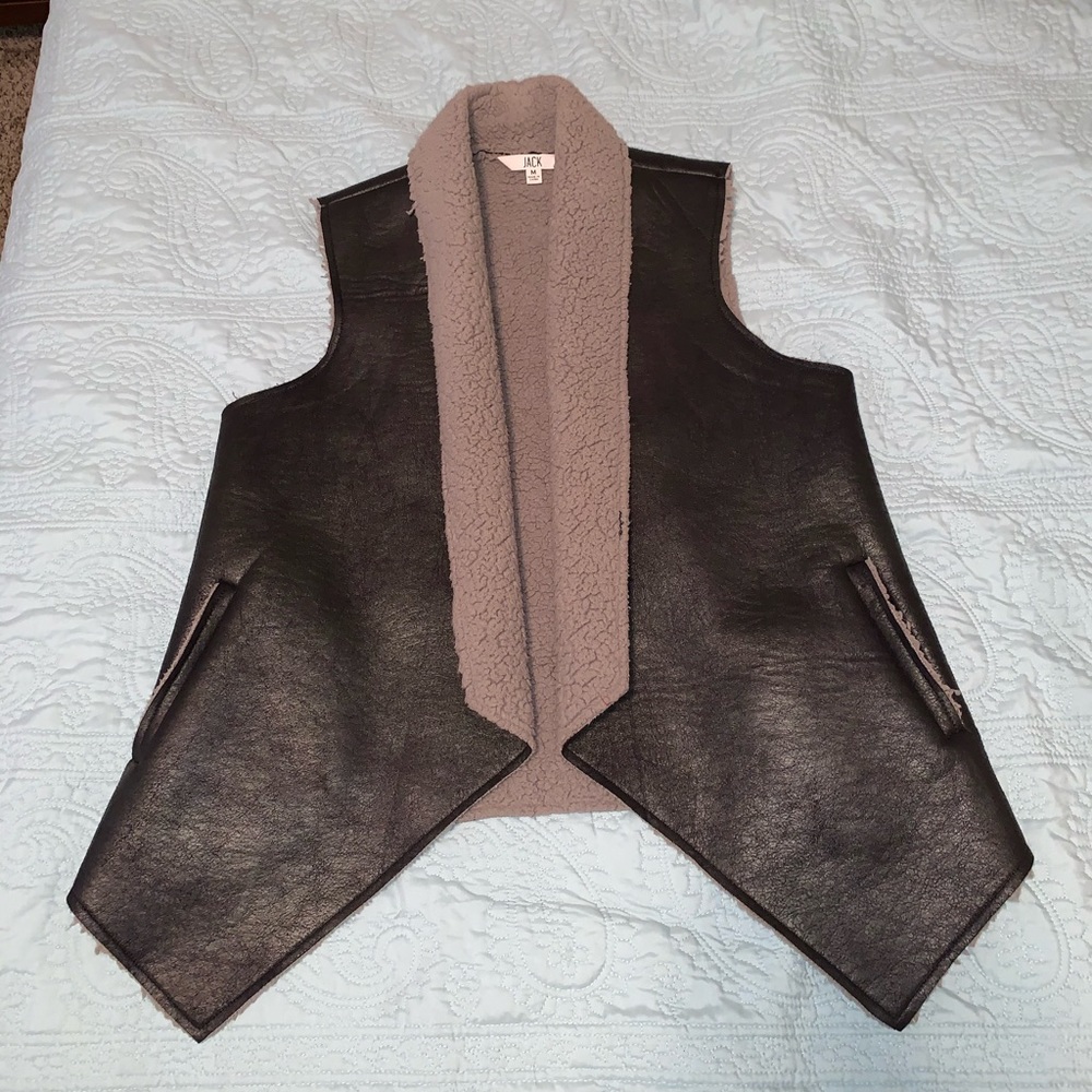 Vest with Sherpa lining